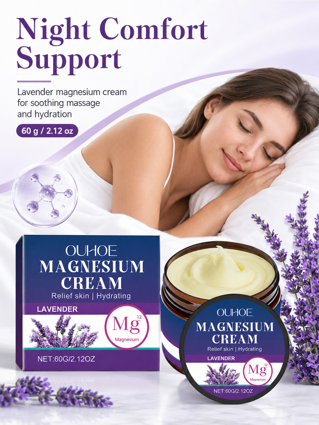 Magnesium Joint Cream — Daily Soothing Massage for Wrist & Knee