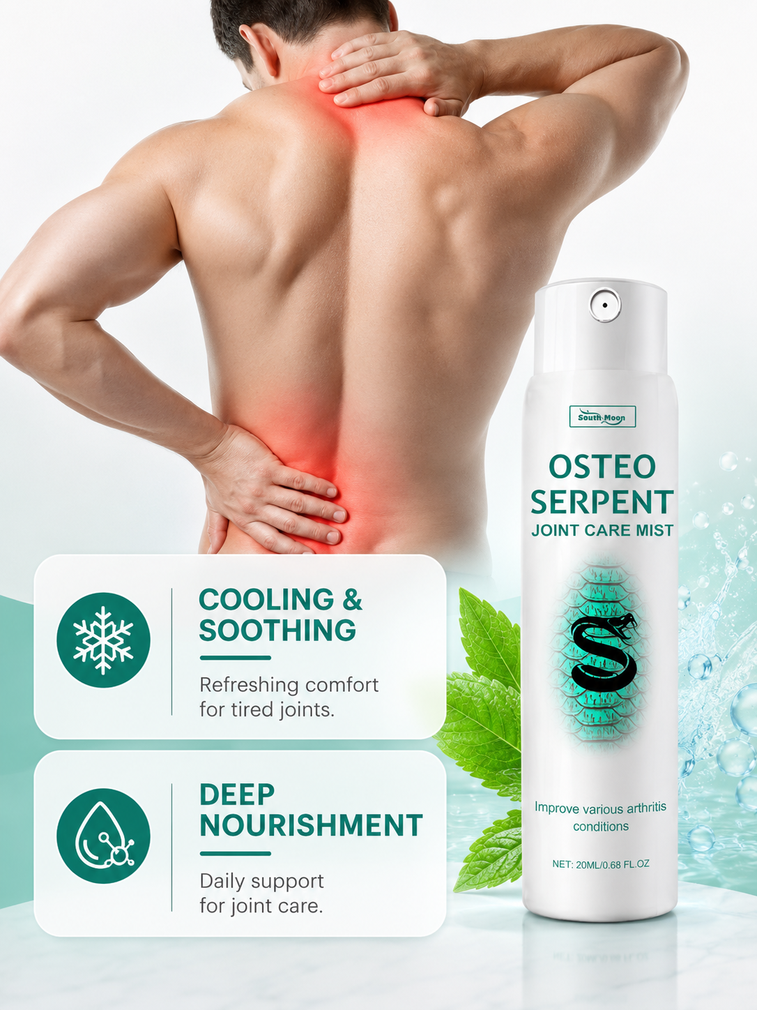 Joint Pain Relief Spray — Fast-Absorbing Topical Comfort, 20ml