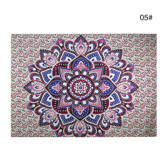 Bohemian Mandala Tapestry for Colorful Wall Decor Art