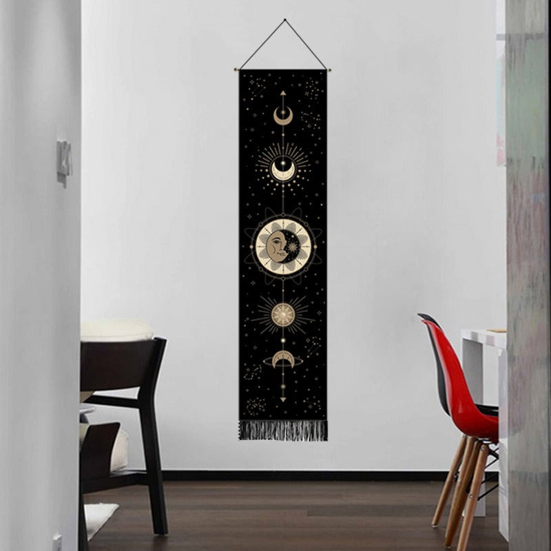 Bohemian Tapestry Wall Hanging for Celestial Home Decor