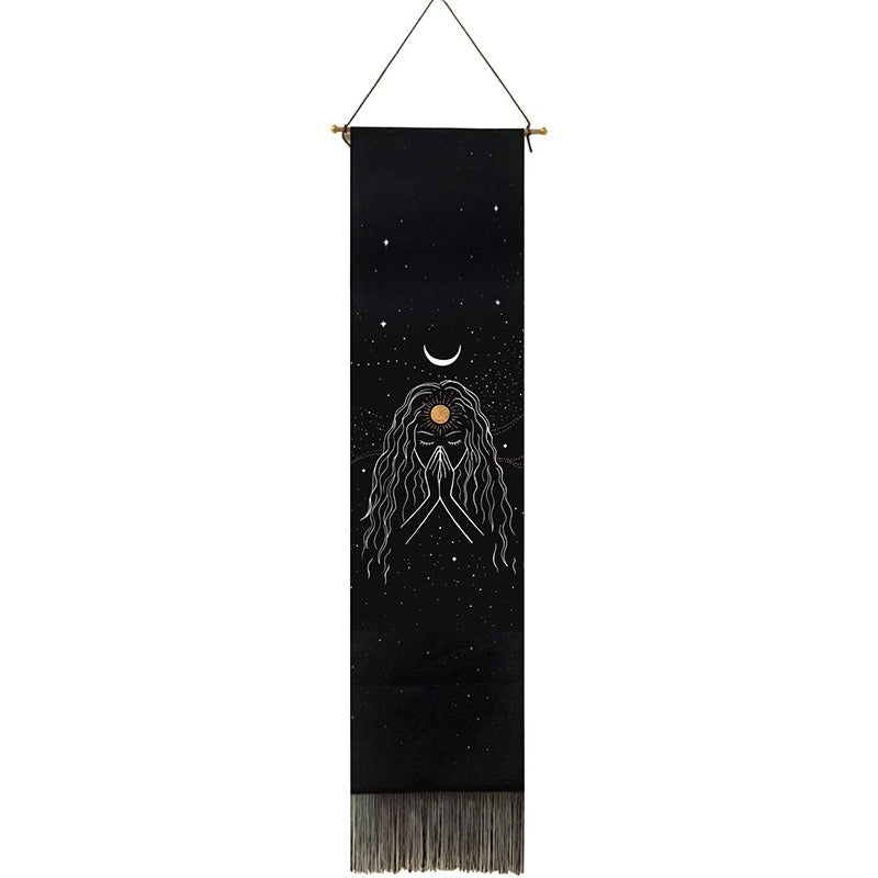 Bohemian Tapestry Wall Hanging for Celestial Home Decor