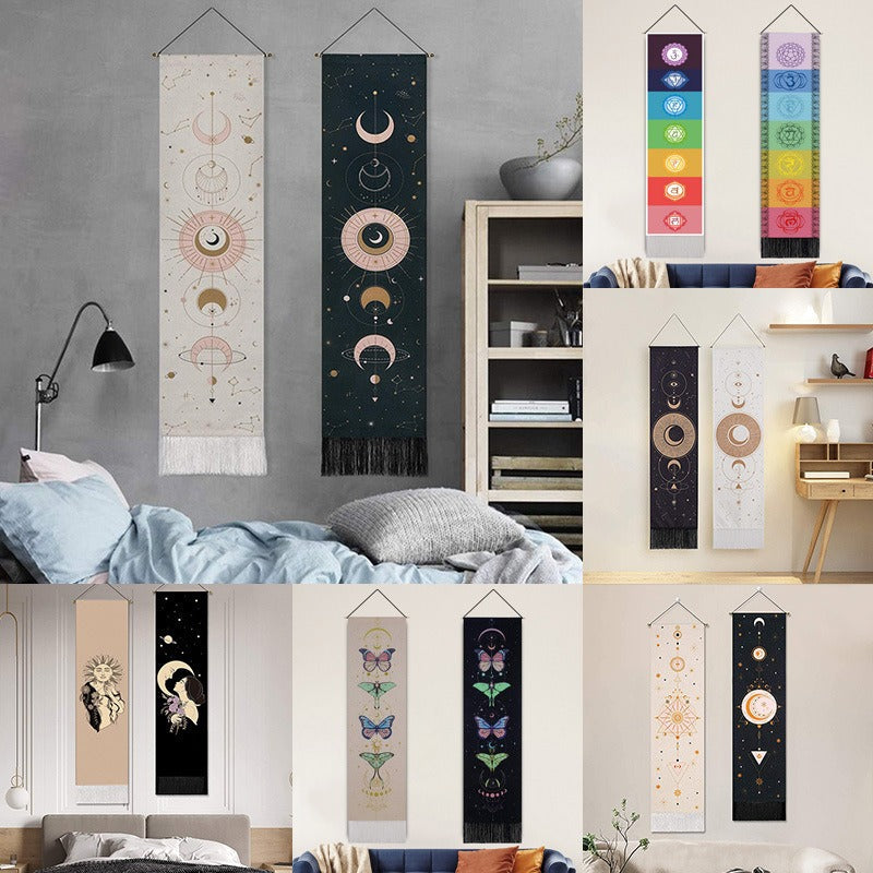 Bohemian Tapestry Wall Hanging for Celestial Home Decor