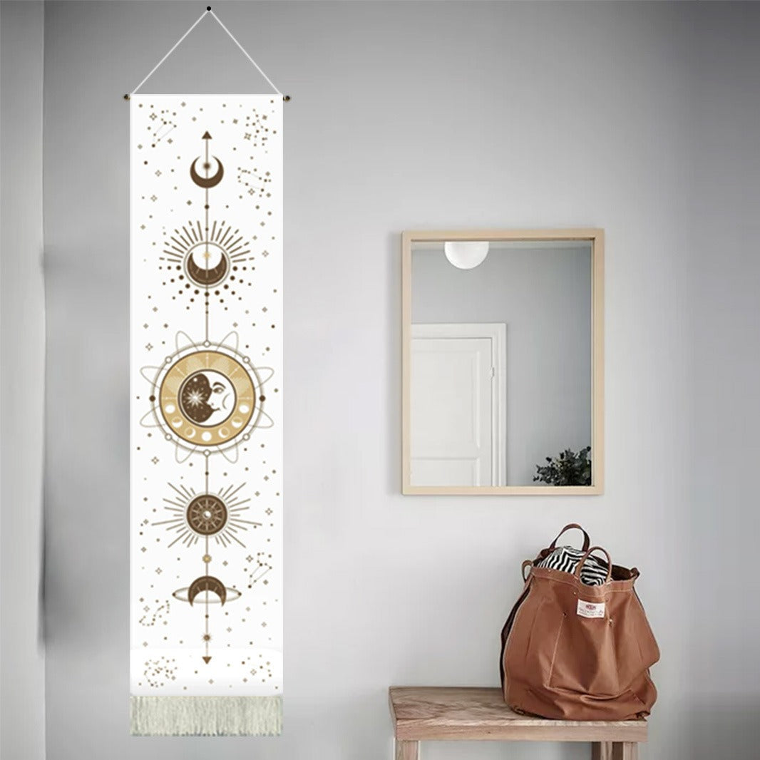 Bohemian Tapestry Wall Hanging for Celestial Home Decor