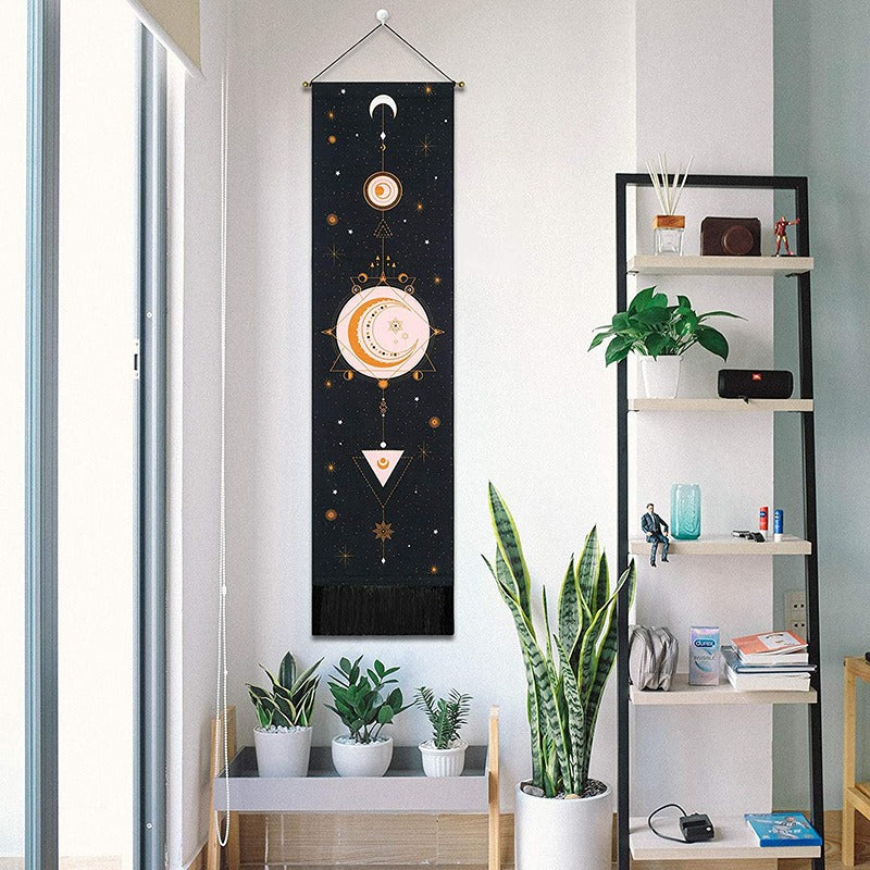 Bohemian Tapestry Wall Hanging for Celestial Home Decor
