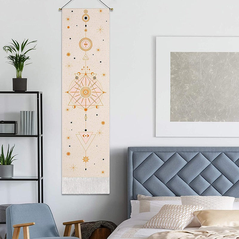Bohemian Tapestry Wall Hanging for Celestial Home Decor