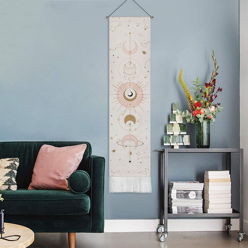 Bohemian Tapestry Wall Hanging for Celestial Home Decor