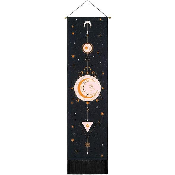 Bohemian Moon Phase Tapestry Wall Decor for Bedrooms