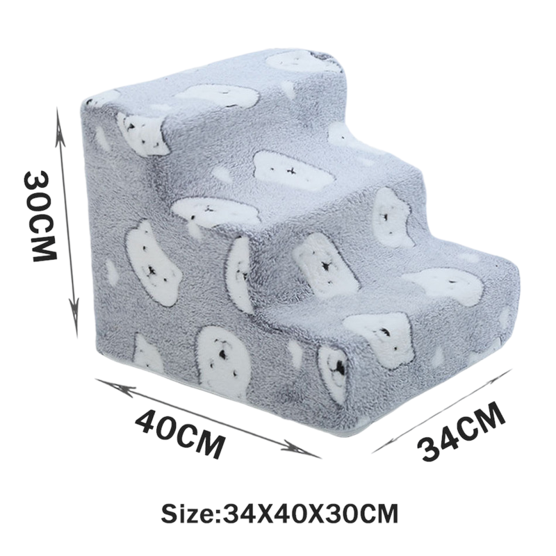 Pet Stairs for Dogs With Soft Joint-Support Steps