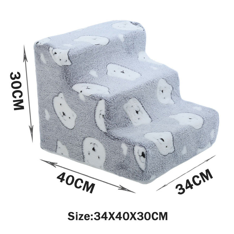 Pet Stairs for Dogs With Soft Joint-Support Steps