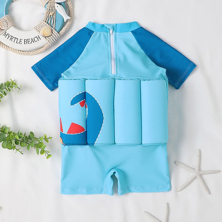 Boys' Buoyancy Swimsuit With Added Water Play Support