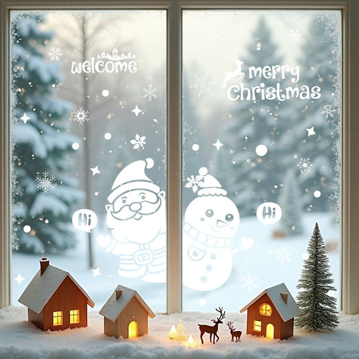 Christmas Window Decals for Easy Holiday Window Cheer