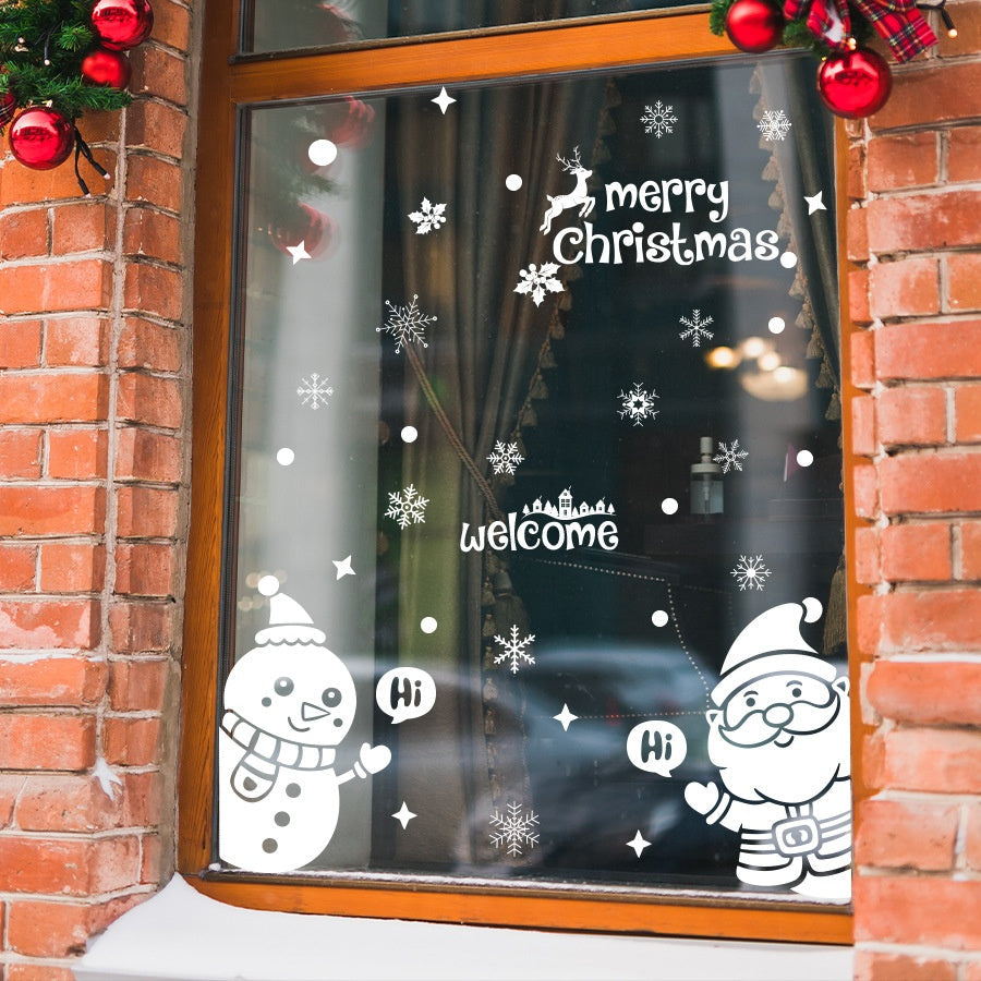 Christmas Window Decals for Easy Holiday Window Cheer