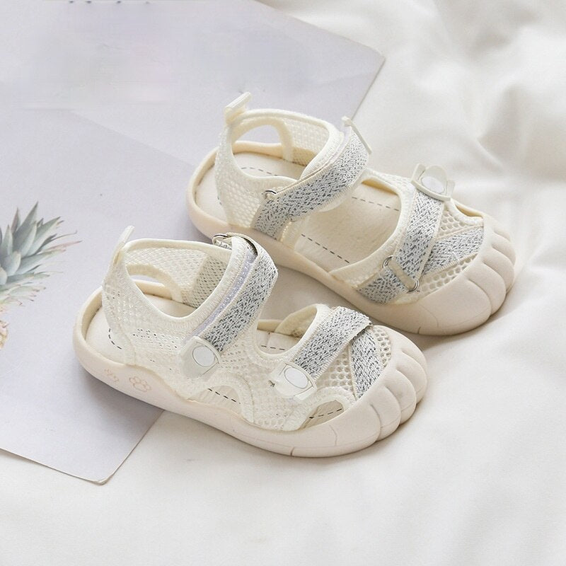 Children's Cotton Sandals for Breathable Summer Play