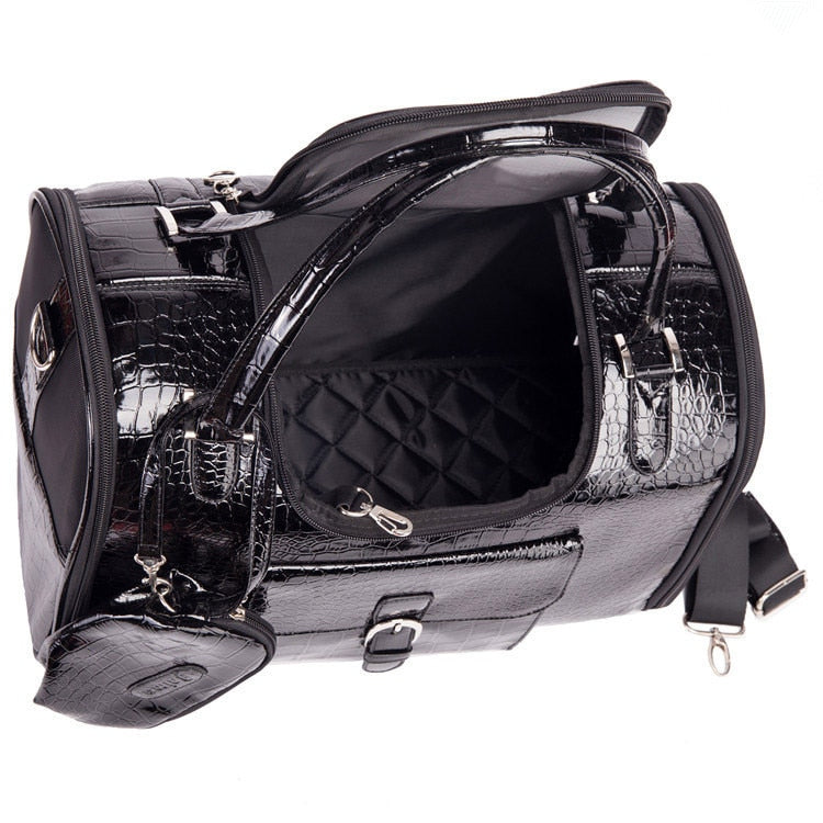Crocodile PU Leather Dog Carrier Bag With Matching Purse