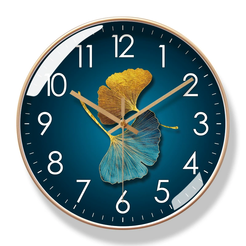 Modern Wall Clock With Silent Quartz Timekeeping Design