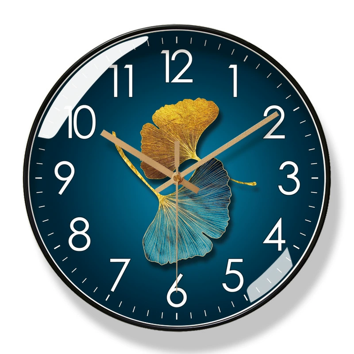 Modern Wall Clock With Silent Quartz Timekeeping Design