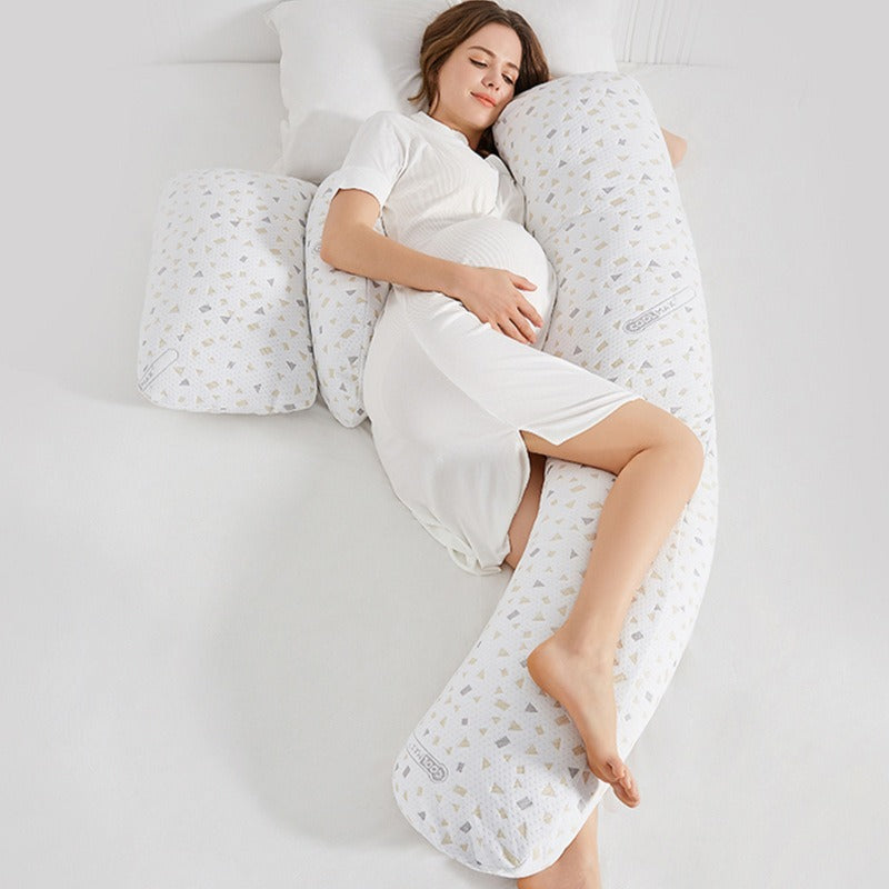 C-Shaped Maternity Pillow for Sleep & Nursing Support