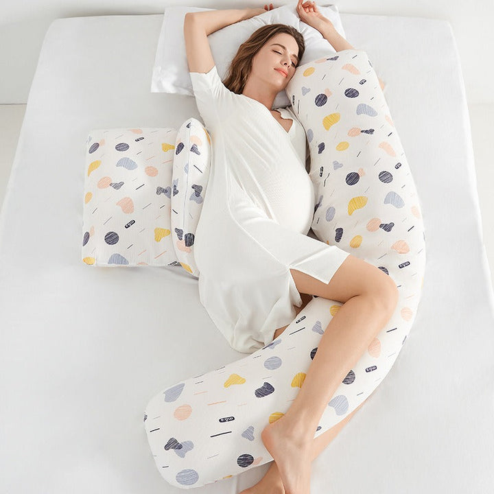 C-Shaped Maternity Pillow for Sleep & Nursing Support