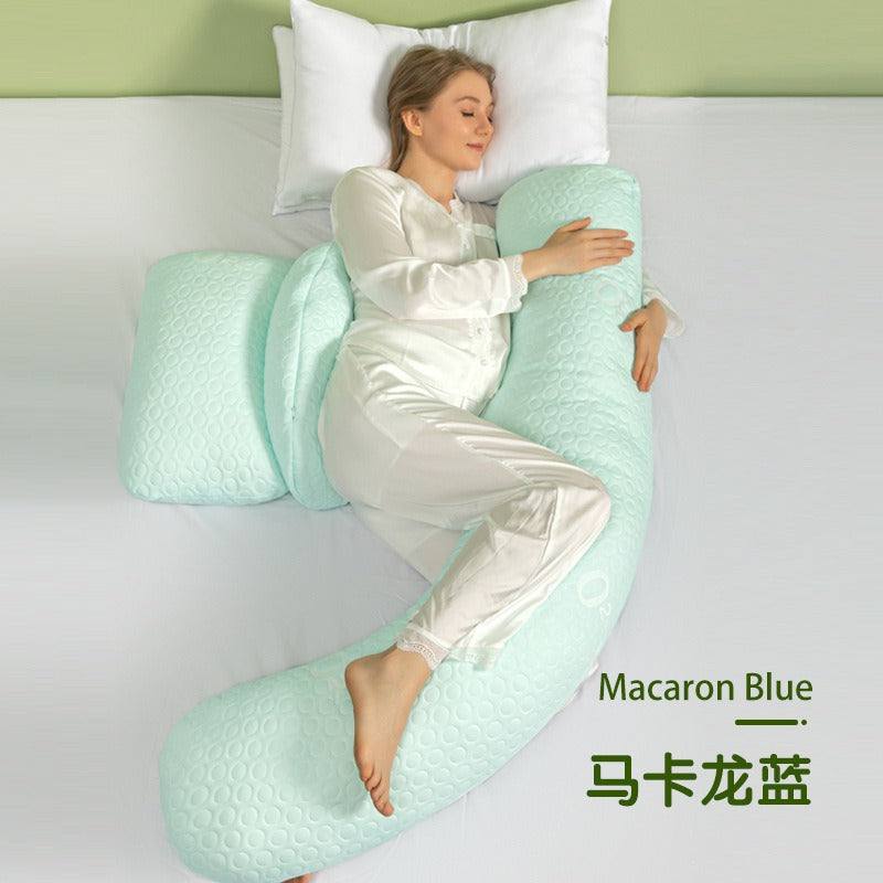 C-Shaped Maternity Pillow for Sleep & Nursing Support