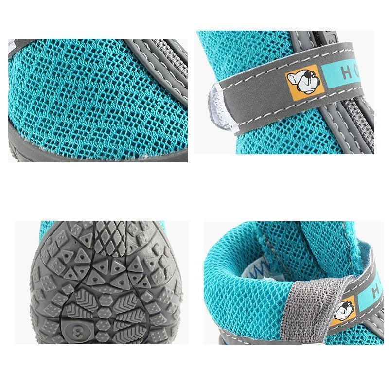 Small Dog Shoes With Breathable Anti-Slip Protection