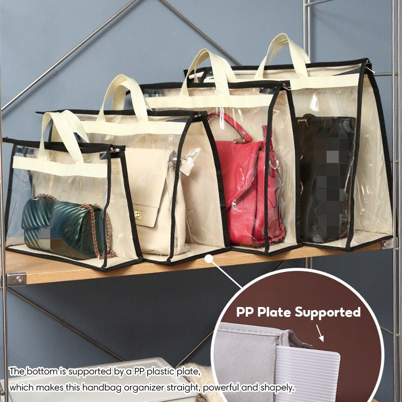 Transparent Handbag Dust Bag, Breathable Moisture-Proof