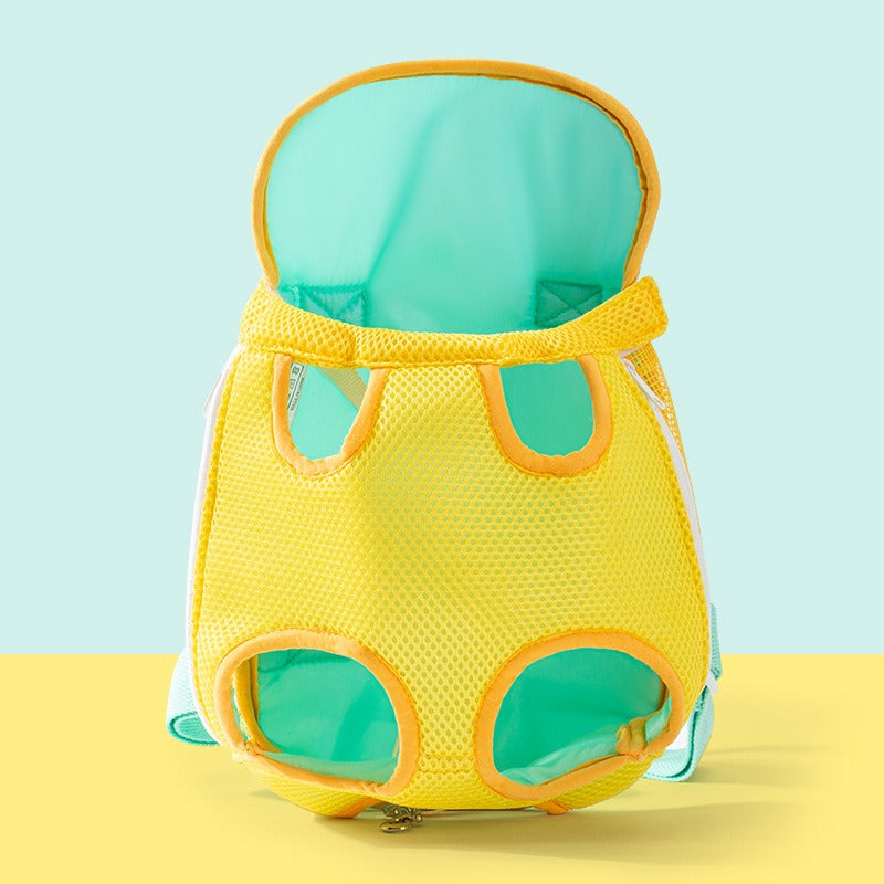 Breathable Mesh Pet Chest Carrier for Cats & Small Dogs