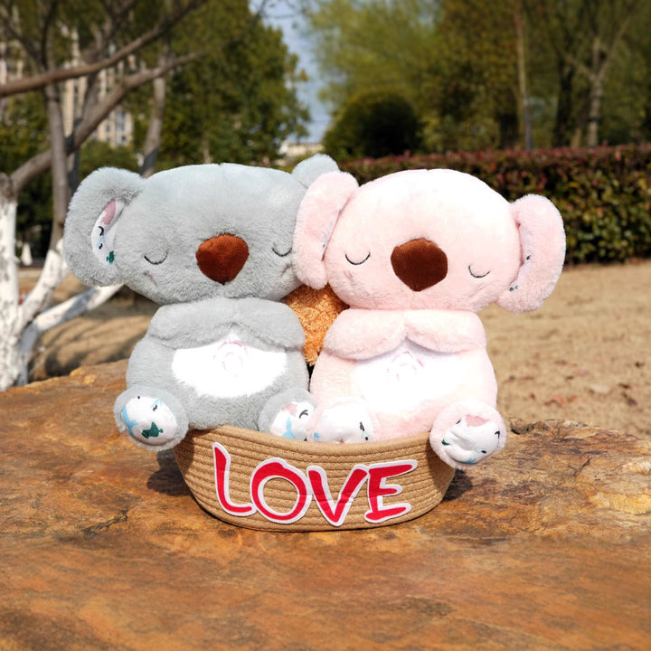 Breathing Musical Koala Plush Toy for Bedtime Comfort