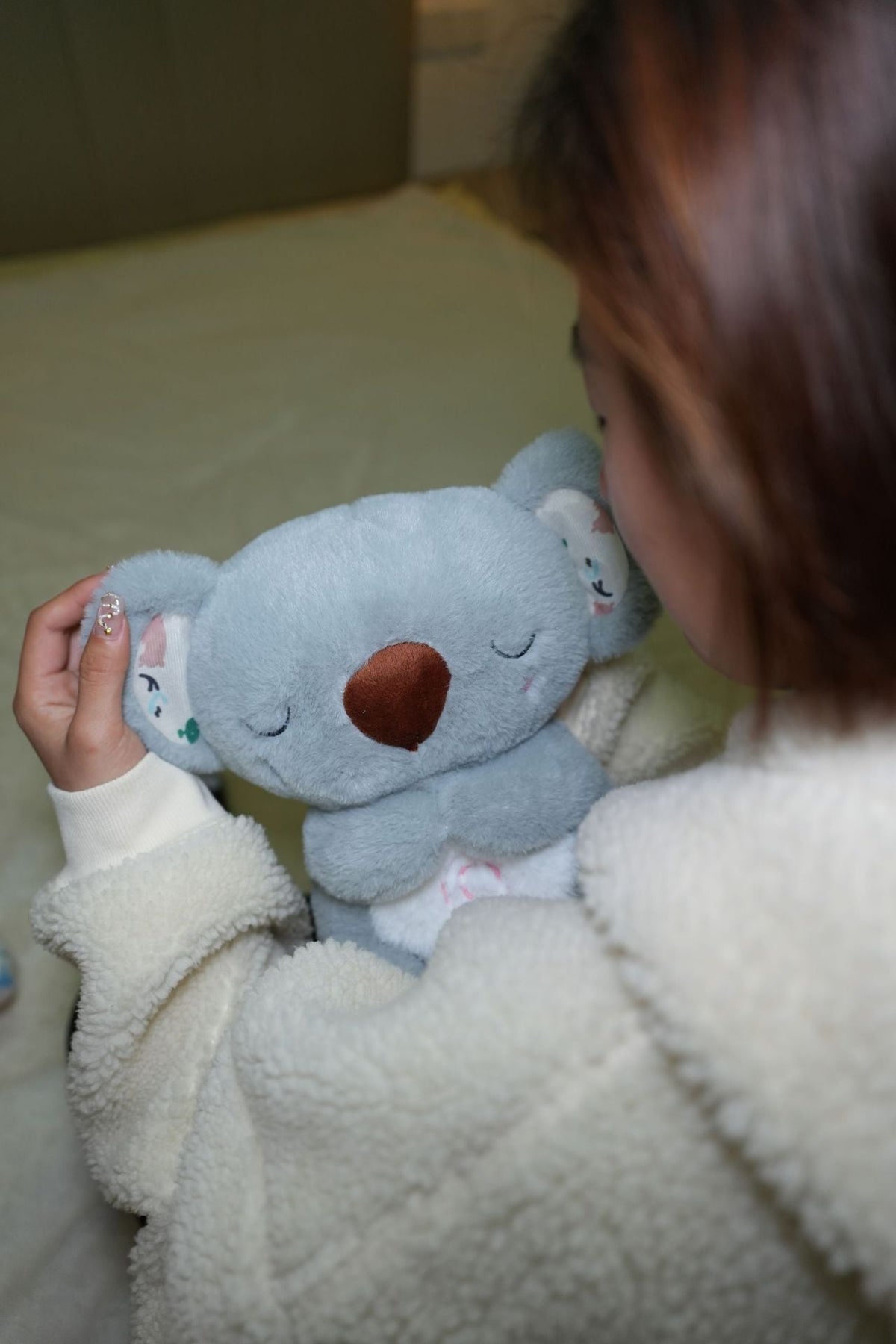 Breathing Musical Koala Plush Toy for Bedtime Comfort