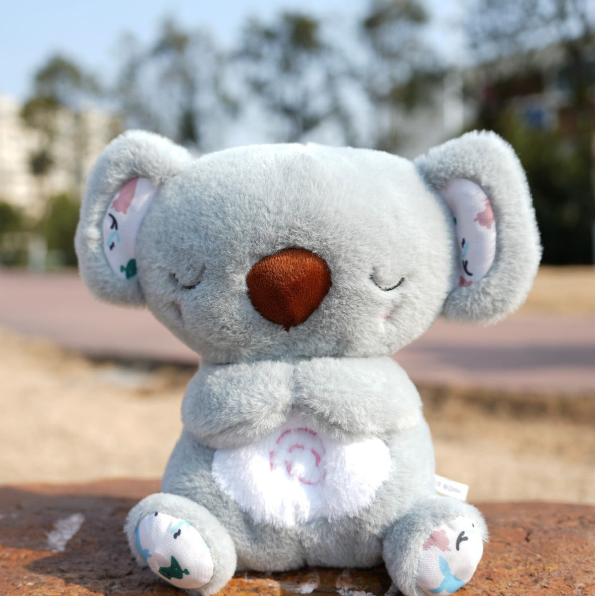 Breathing Musical Koala Plush Toy for Bedtime Comfort