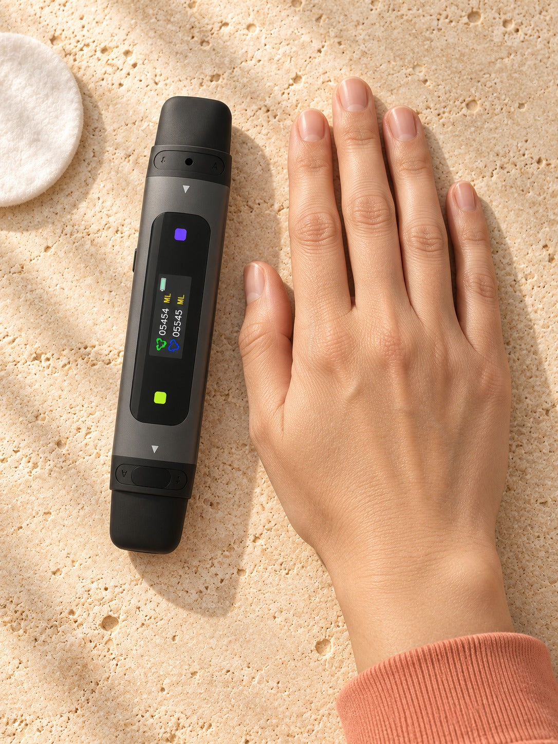 Breathing Trainer with Lung Capacity Tracker in mL