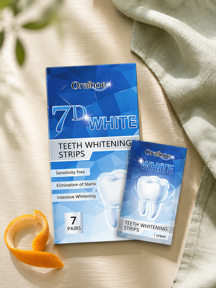 Teeth Whitening Strips — Brighter Smile in 7 Days, Zero
