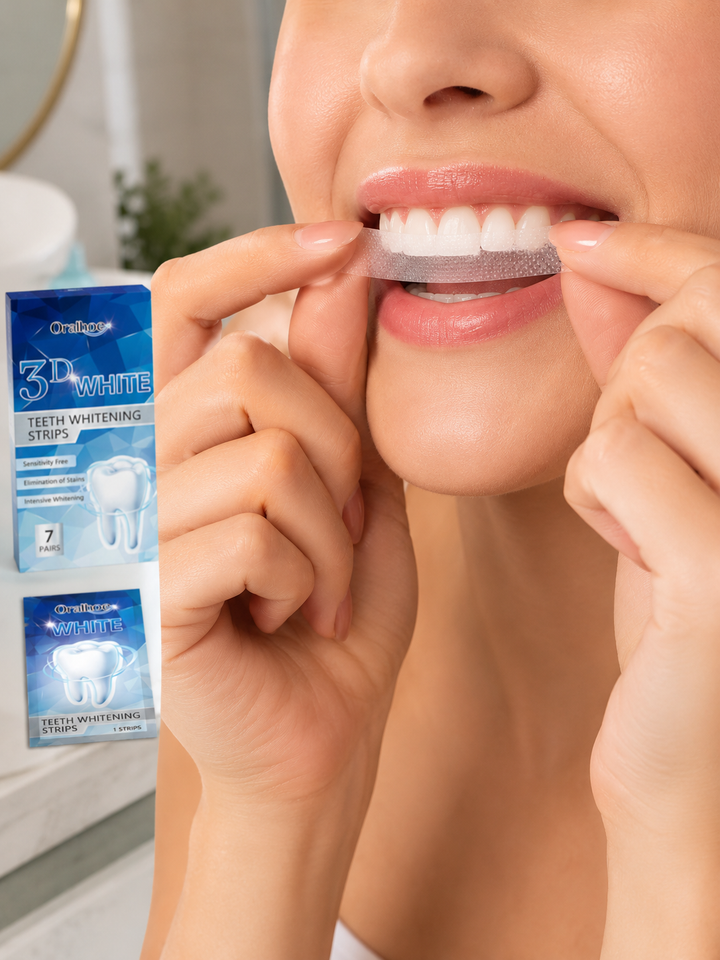 Teeth Whitening Strips — Brighter Smile in 7 Days, Zero