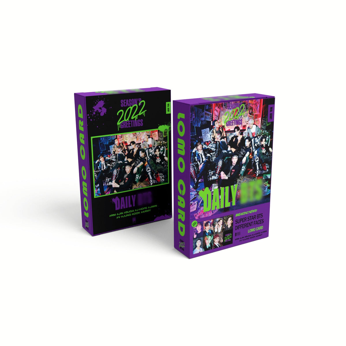 BTS Lomo Photo Cards: 55-Piece Season’s Greetings Set