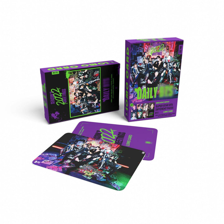 BTS Lomo Photo Cards: 55-Piece Season’s Greetings Set