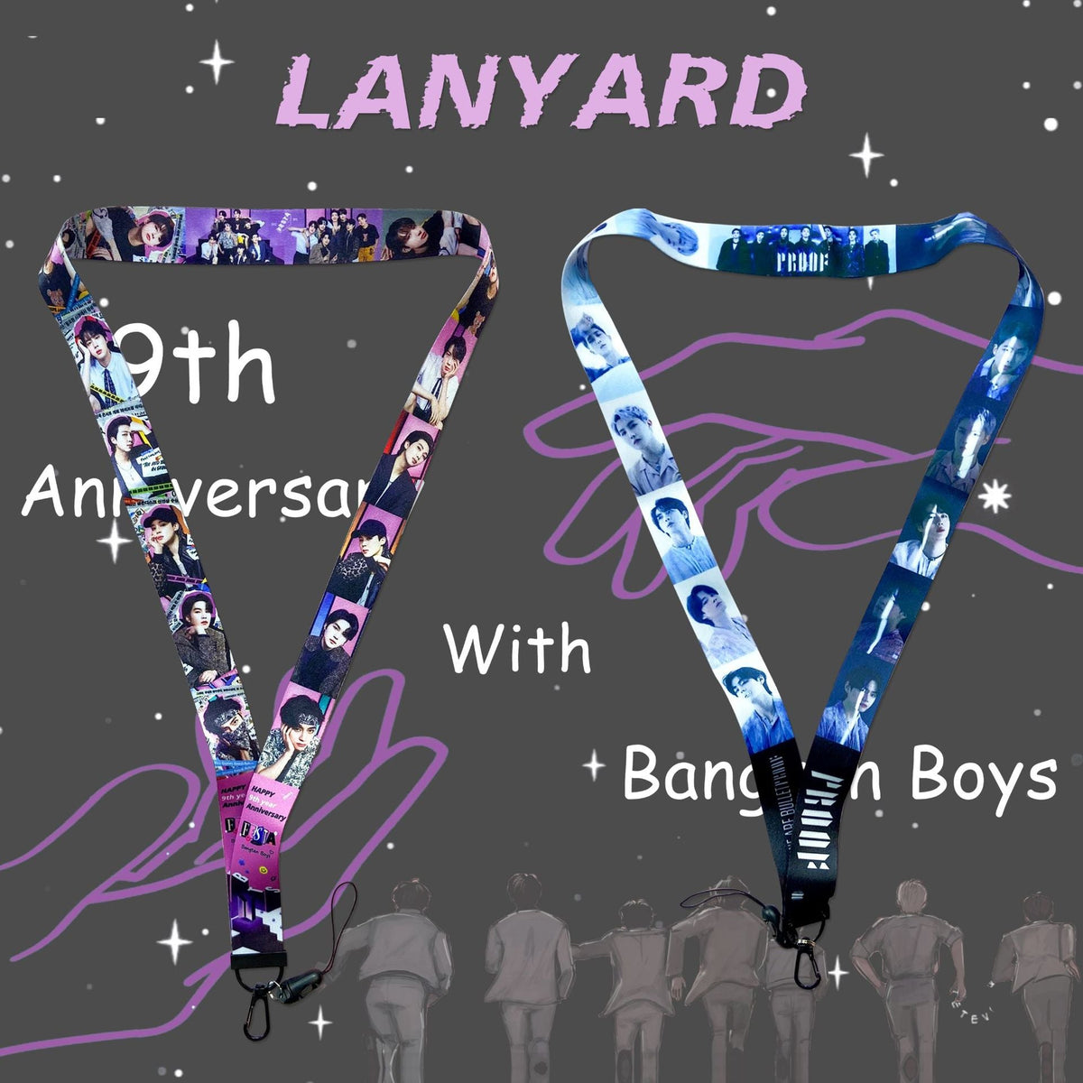 BTS Proof Lanyard for Keys, IDs & Everyday Carry Style