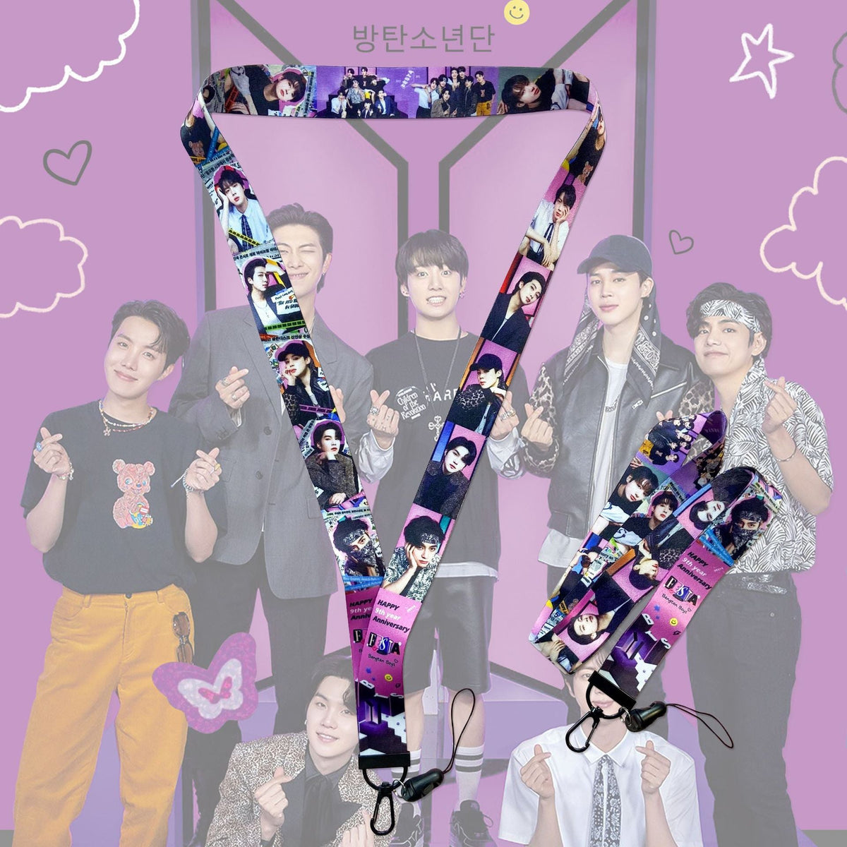BTS Proof Lanyard for Keys, IDs & Everyday Carry Style