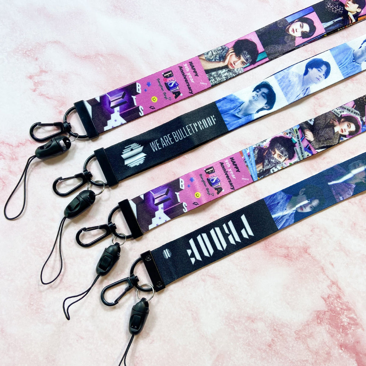 BTS Proof Lanyard for Keys, IDs & Everyday Carry Style