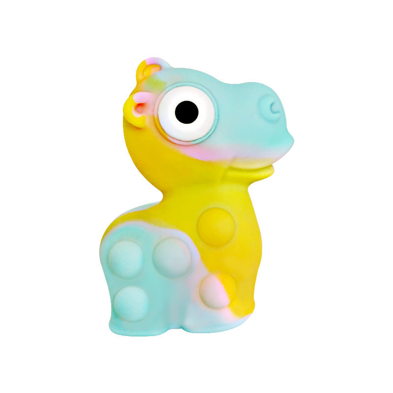 3D Hippo Fidget Toy for Tactile Screen-Free Sensory Play