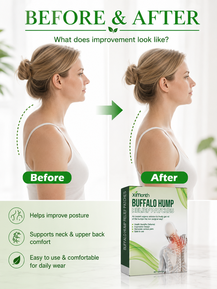 Buffalo Hump Relief Patches — Non-Surgical Spine & Neck