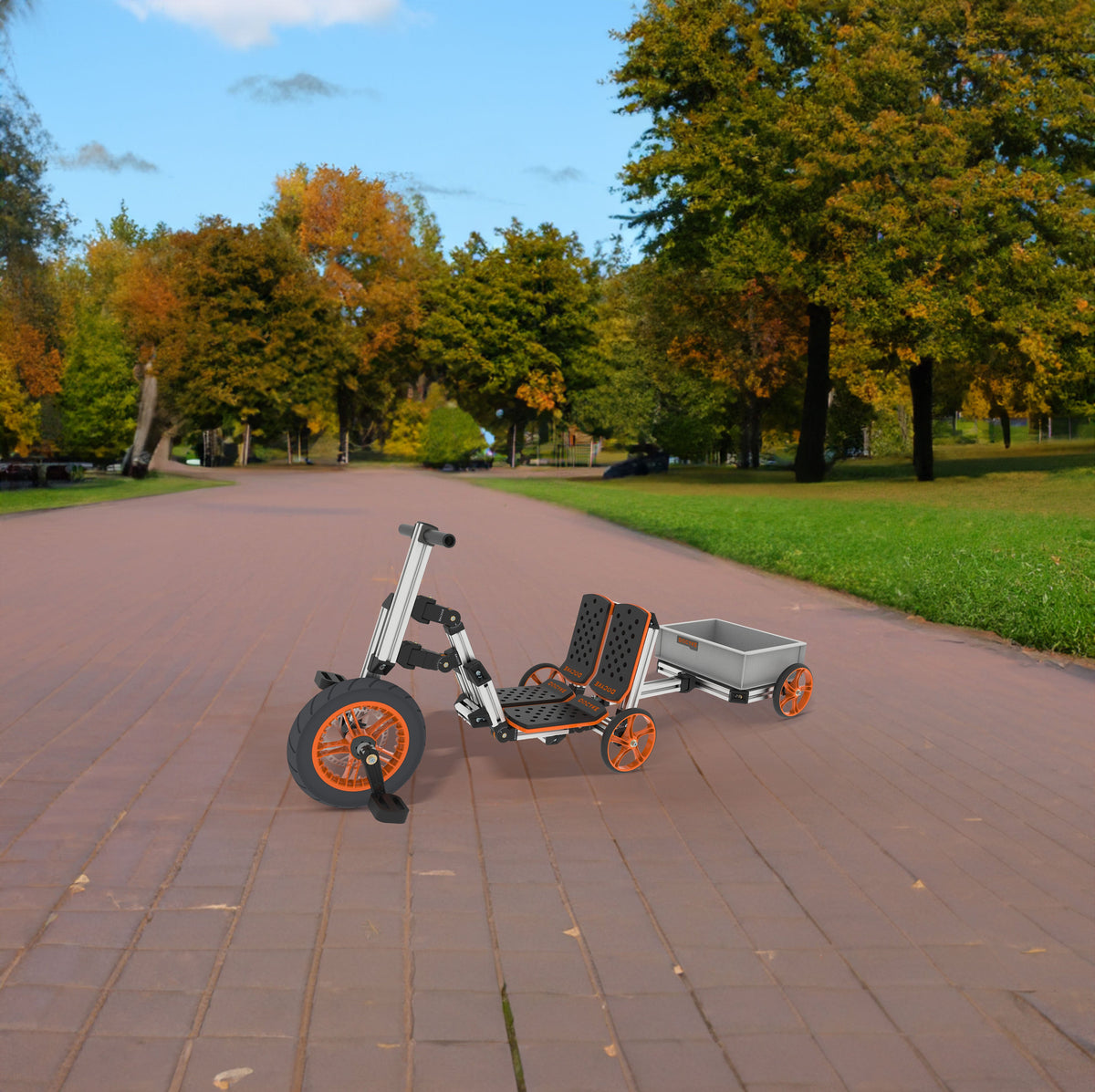 Buildable Kids Go-Kart Kit: 20 Ride-On Configurations