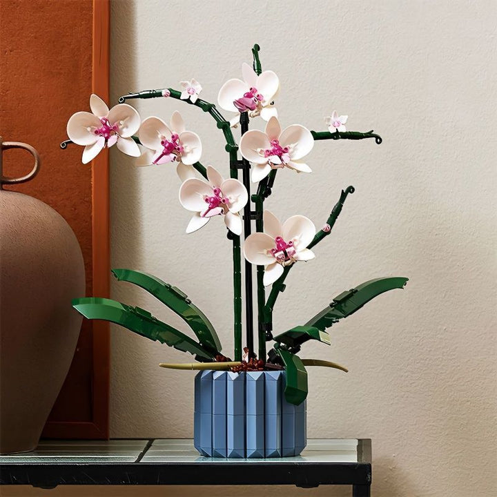 Building Block Orchid Bouquet for Lasting Home Decor