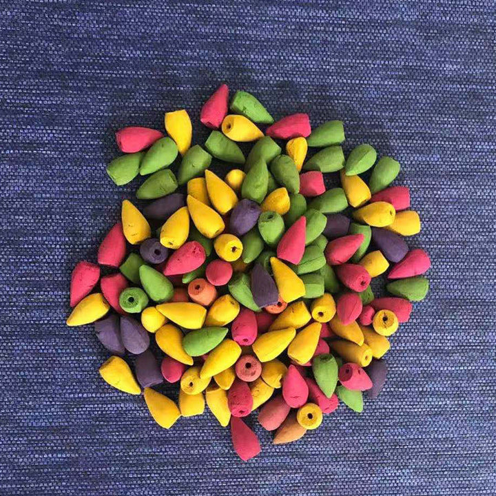 Mixed Flower Incense Cones for Colorful Backflow Aroma