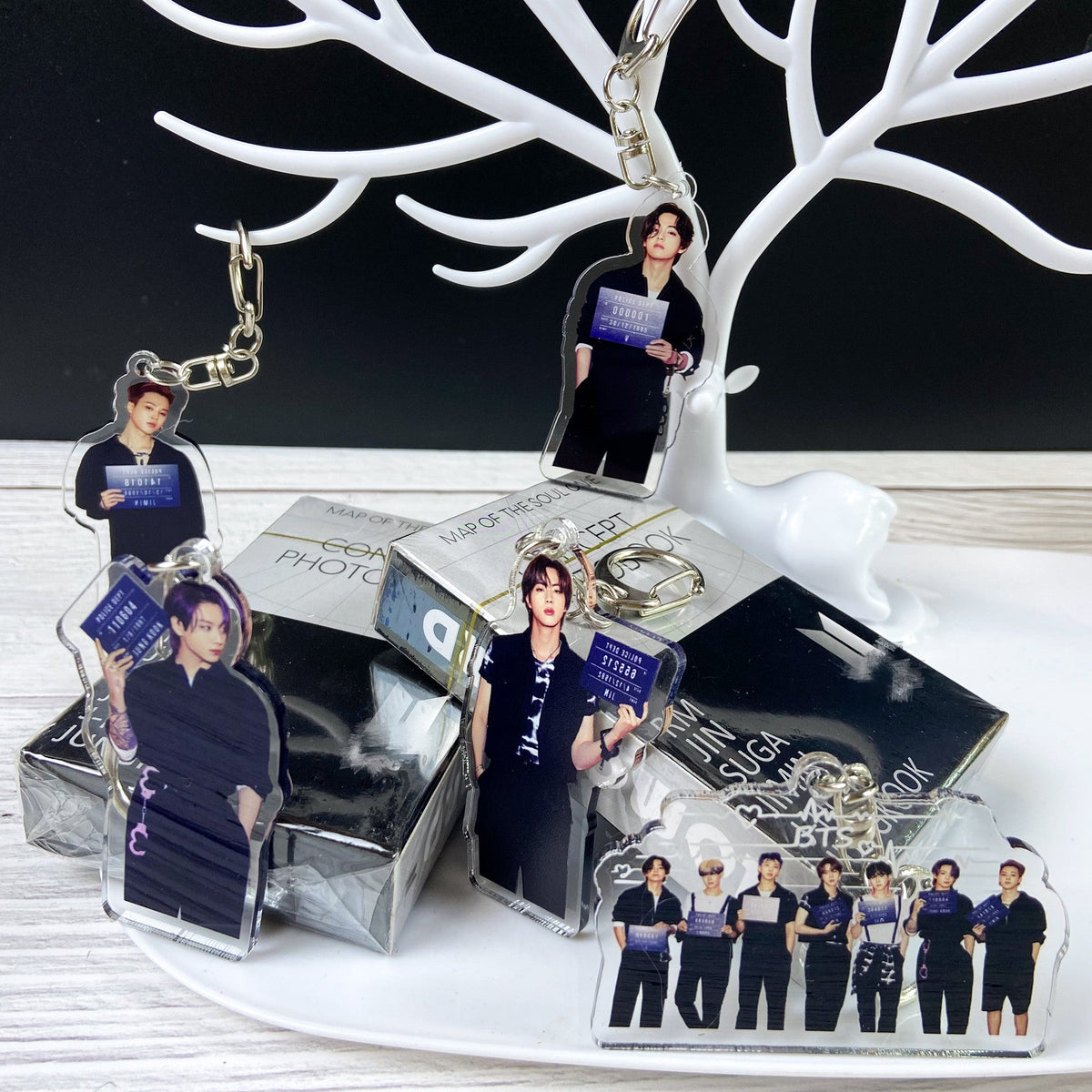 BTS Butter Acrylic Character Keychain Collectible Pendant