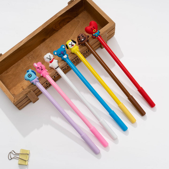 Cute Cartoon Gel Pens, 0.5mm Colorful Writing Pen Set