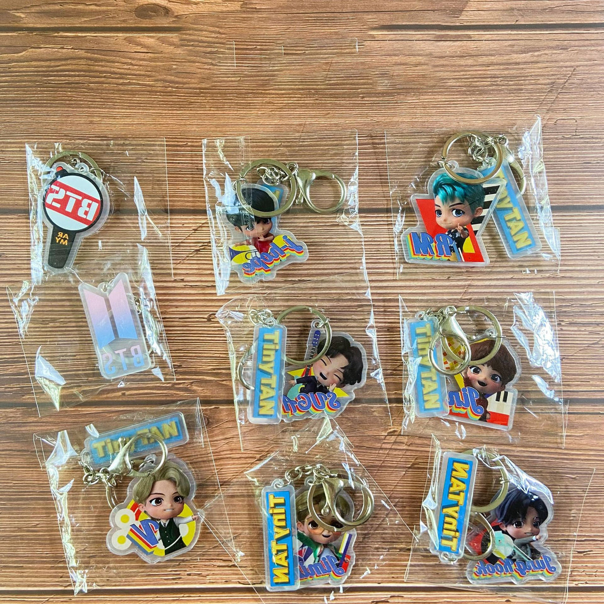 BTS Fan Gift Set With Collectible Cards & Keychains
