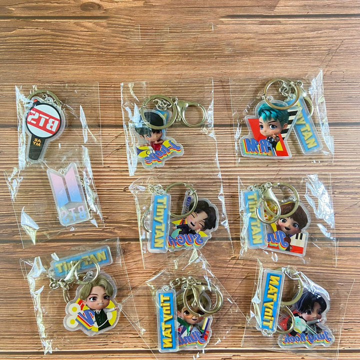 BTS Fan Gift Set With Collectible Cards & Keychains