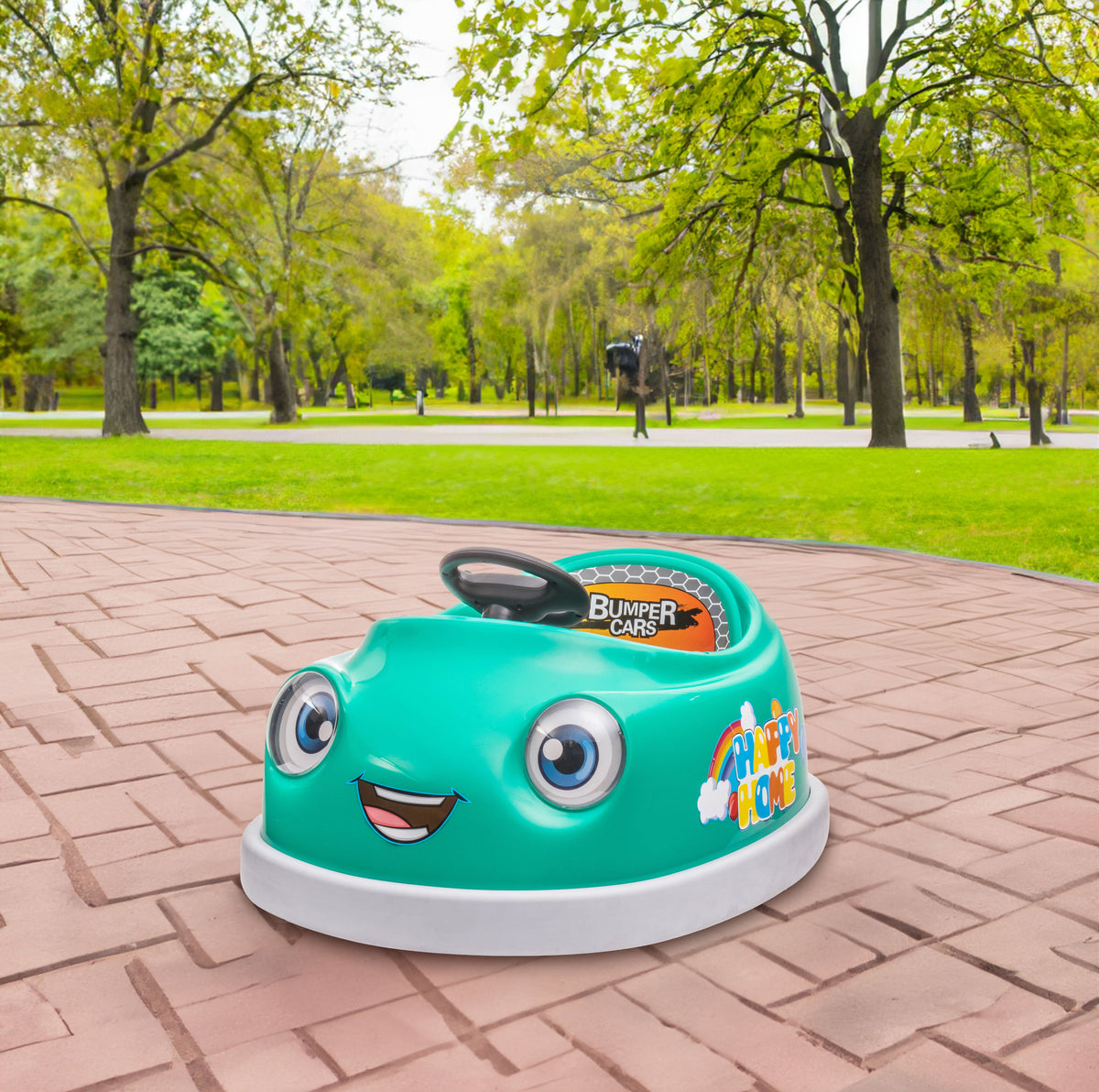 Kids Bumper Car Ride-On Toy for Fun, Active Outdoor Play