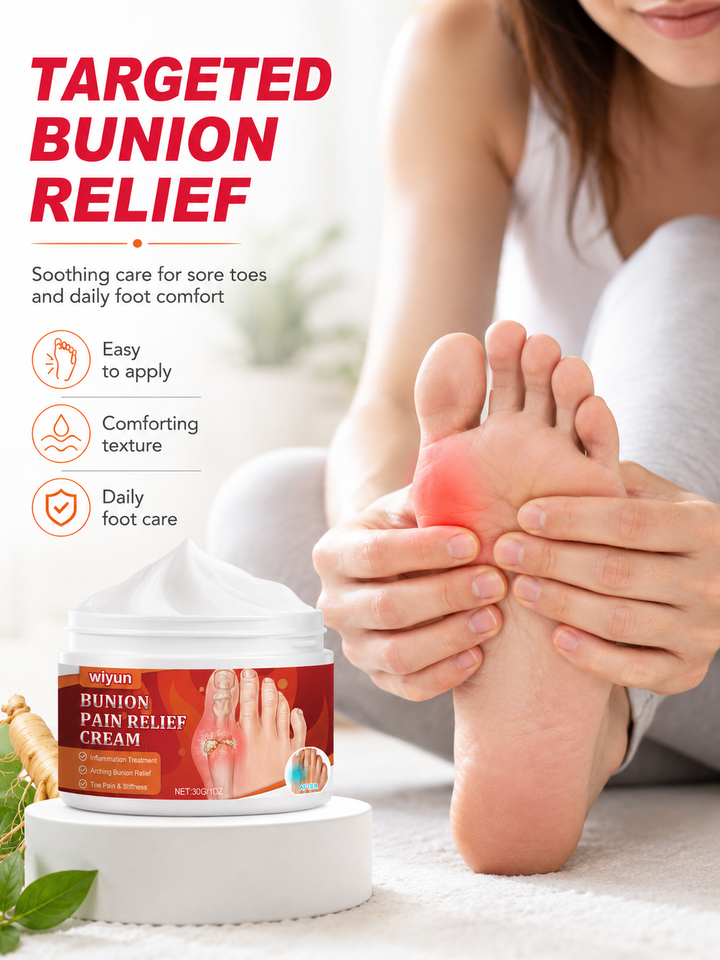 Bunion Pain Relief Cream – Herbal Formula for Foot Swelling