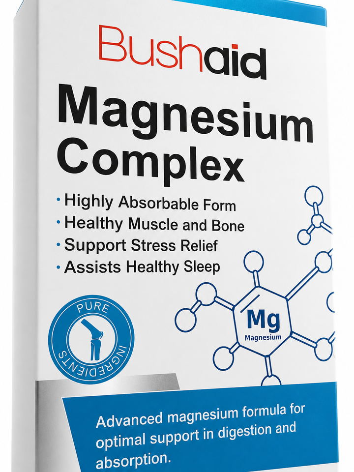 Bushaïd Magnesium Complex — 60 Capsules | Sleep & Muscle