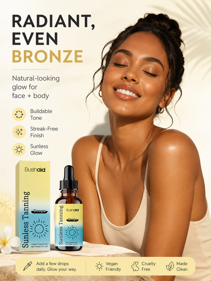 Sunless Tanning Drops — Gradual Golden Glow, No UV